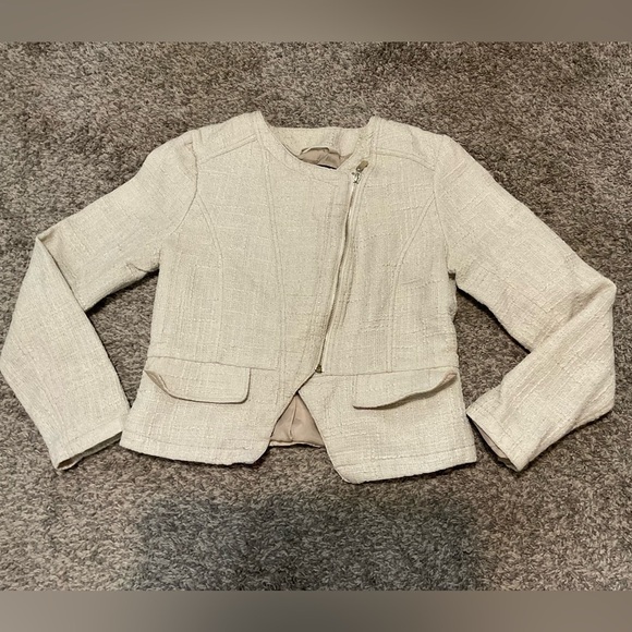 Mossimo Supply Co. Jackets & Blazers - Mossimo Tweed textured moto jacket. Size Medium